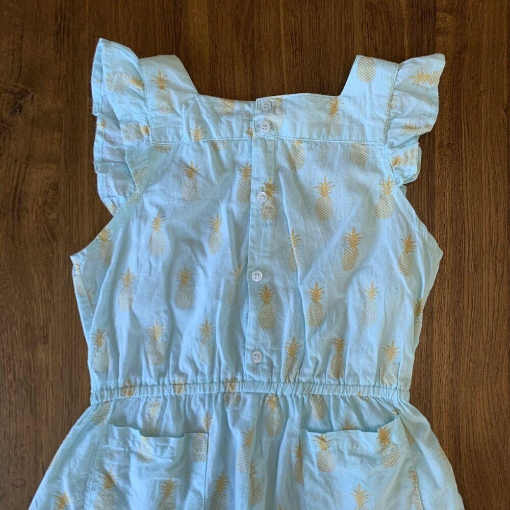 FRENCH SODA Pineapple Romper Girls 3 3T Summer Playsuit Romper Toddler Girl - Picture 4 of 7
